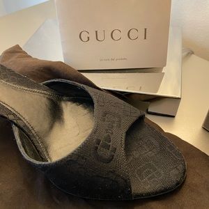 Gucci black mule